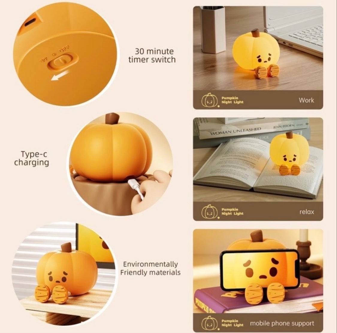 PUMPKIN NIGHT LAMP