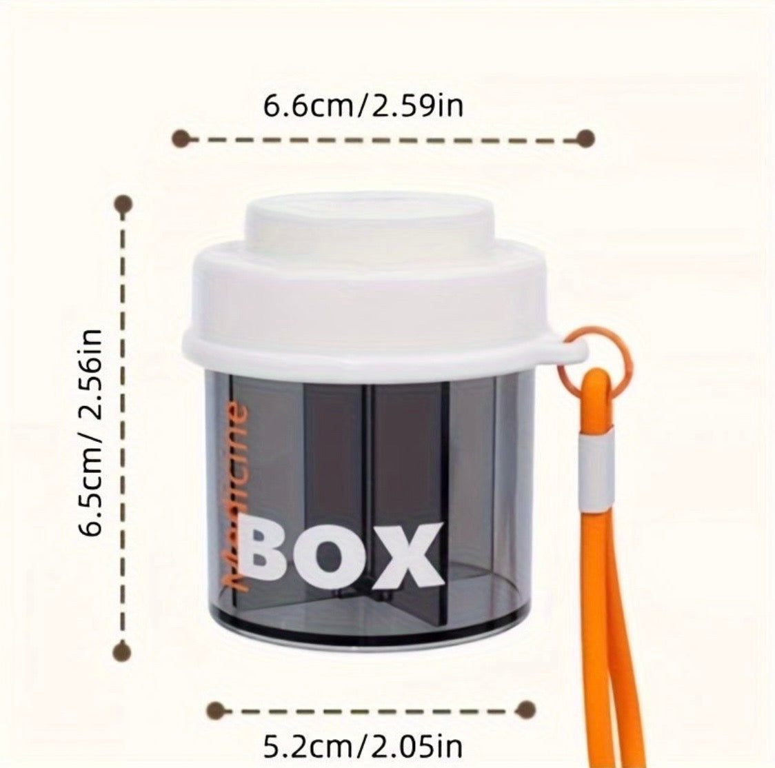 Portable Mini Medicine Box – Convenient & Compact Pill Organizer