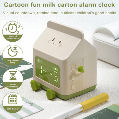 Milk Box Smart LED Alarm Clock