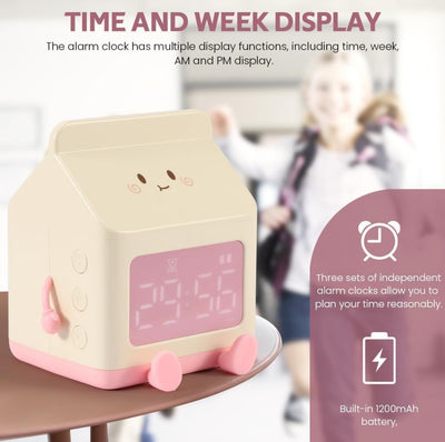 Milk Box Smart LED Alarm Clock