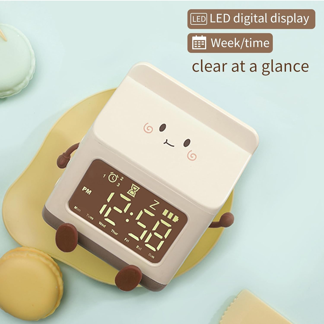 Milk Box Smart LED Alarm Clock