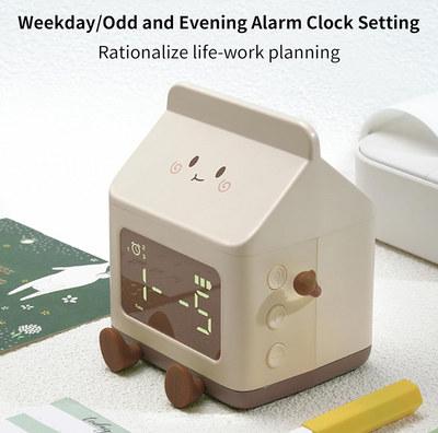 Milk Box Smart LED Alarm Clock